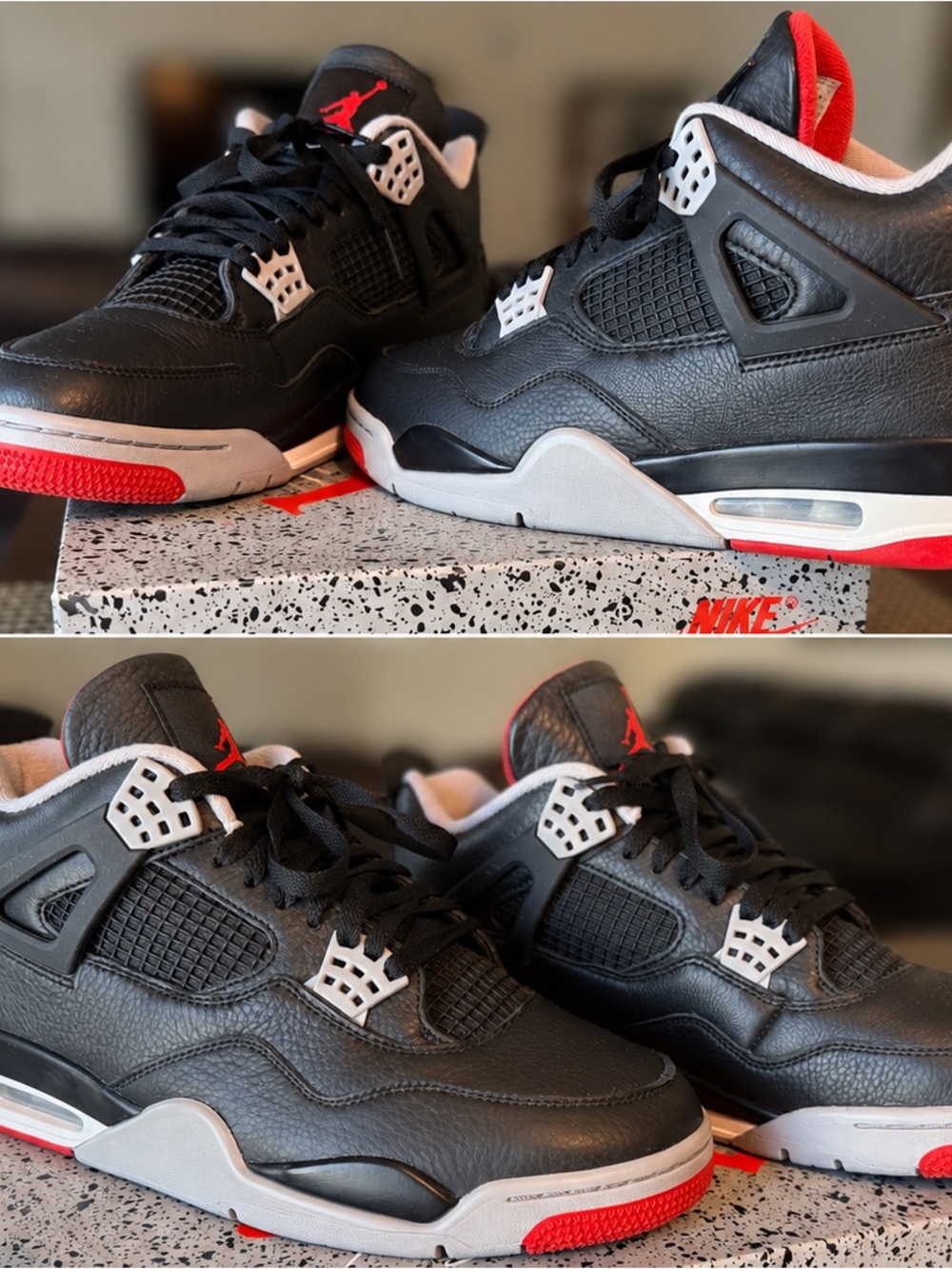 Jordan Men’s Sneakers - Black/Red/White